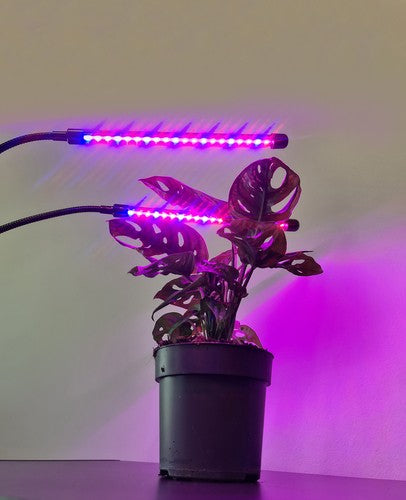 Set 2 Lampi UV, pentru cresterea plantelor, 40 LED, USB
