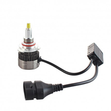 Set 2 LED-uri Auto 360, H7, 45W, 6000 Lumeni, 6500K, AUTO, 12-24 Volti, Gri/Rosu