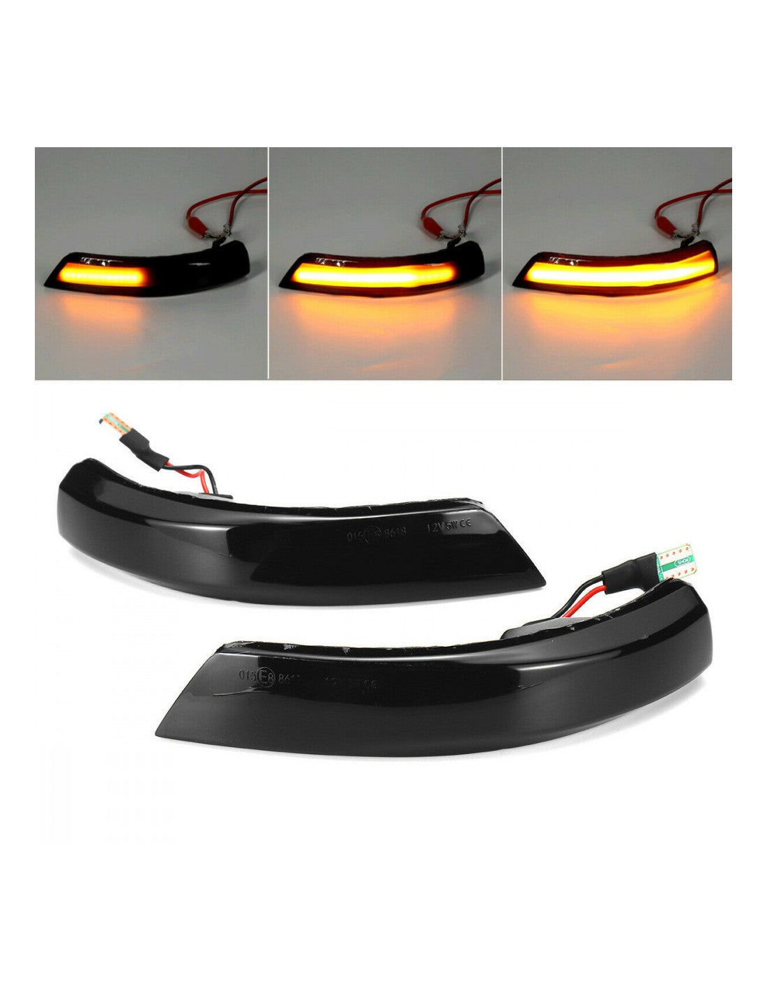 Set 2 lampi LED Semnalizare Oglinda Dinamica compatibila cu Ford Focus Mk2/2 C-Max/C-Max