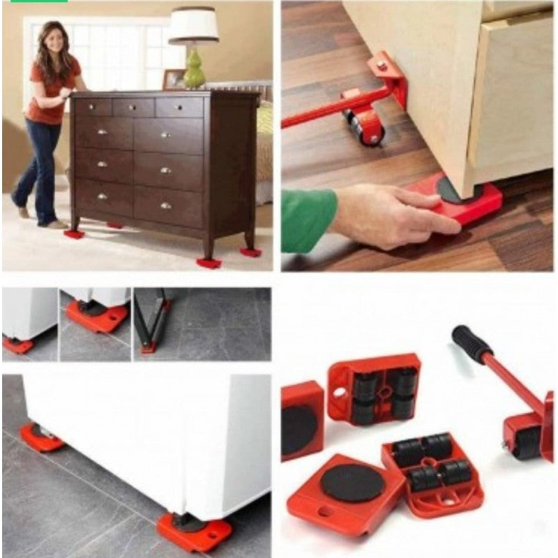 Set 4 instrumente pentru mutat mobilier greutate 150kg