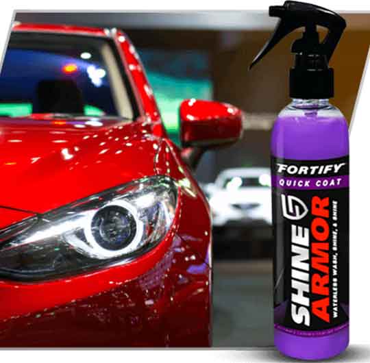 Kit ceara lichida Shine Armor Ceramic Wax, 100 ml + Laveta din microfibra