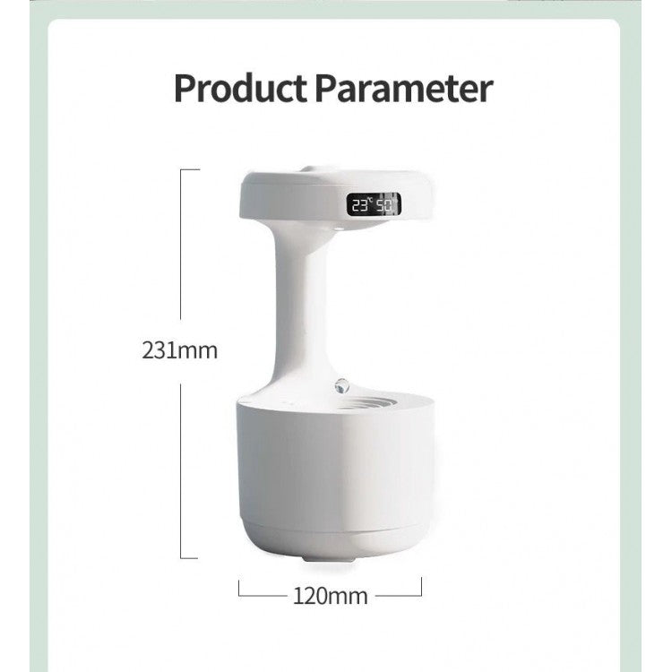 Umidificator difuzor aromaterapie, tehnologie anti-gravitatie, 9