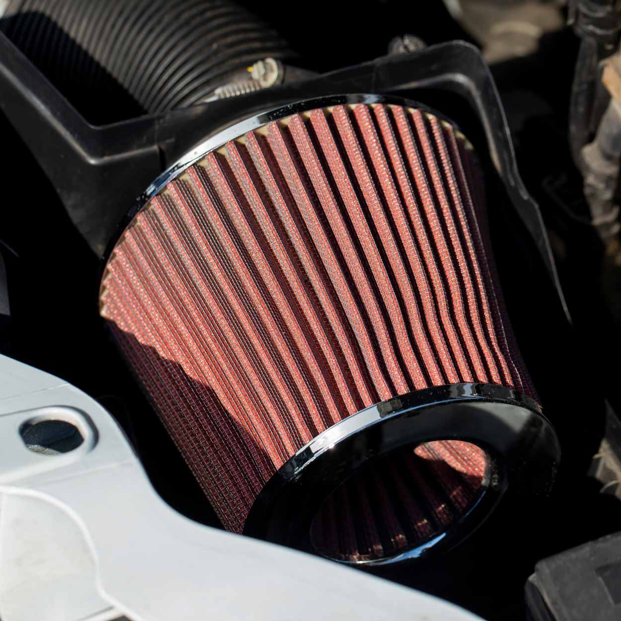Filtru de aer conic Carbon cu 3 adaptoare-4