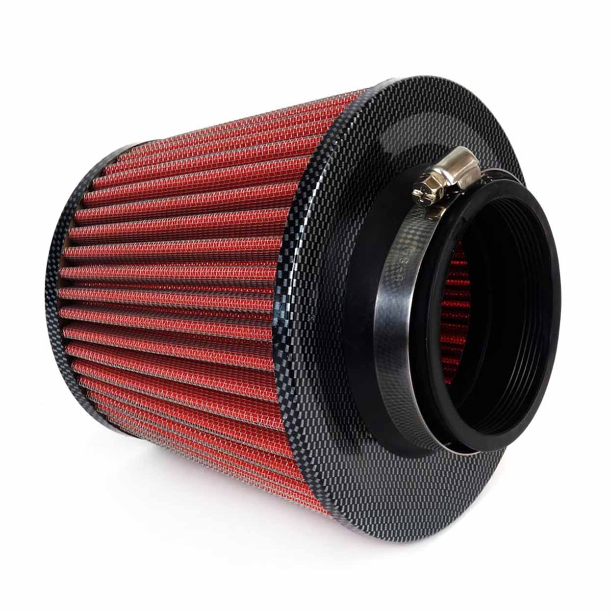 Filtru de aer conic Carbon cu 3 adaptoare-1