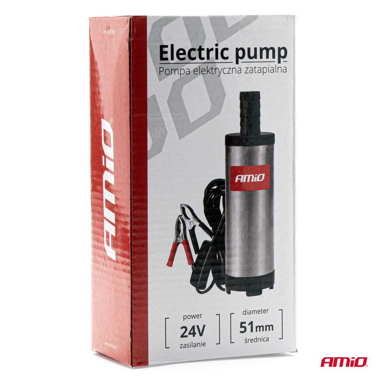 Pompa de motorina sumersibila, alimentare 24V, diametru 51mm-5