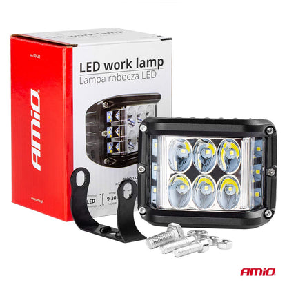Proiector LED pentru Off-Road, ATV, SSV,  culoare 6500K, cu doua functii, tensiune 9 - 36V, dimensiune, 110 x 75 mm-8