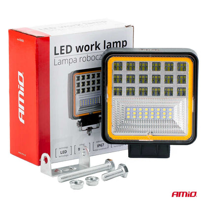 Proiector LED pentru Off-Road, ATV, SSV, cu functie de semnalizare, culoare 6500K, 3360 lm, tensiune 9 - 36V, dimensiuni 110 x 110 mm-10