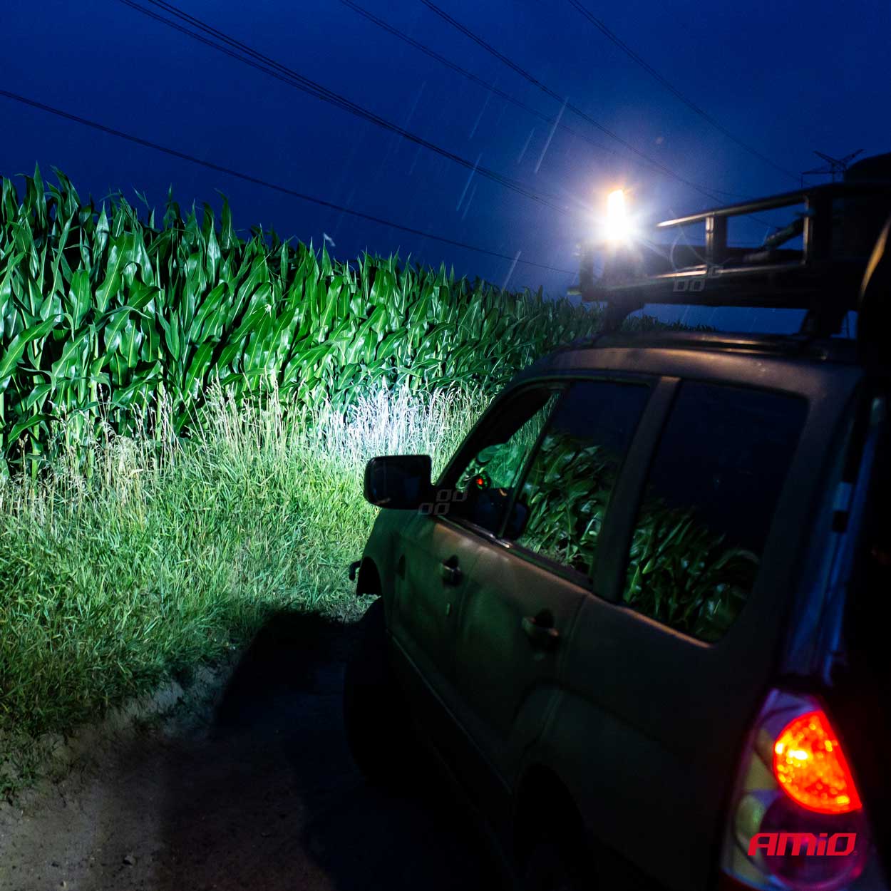 Proiector LED pentru Off-Road, ATV, SSV, cu functie de semnalizare, culoare 6500K, 3360 lm, tensiune 9 - 36V, dimensiuni 110 x 110 mm-2