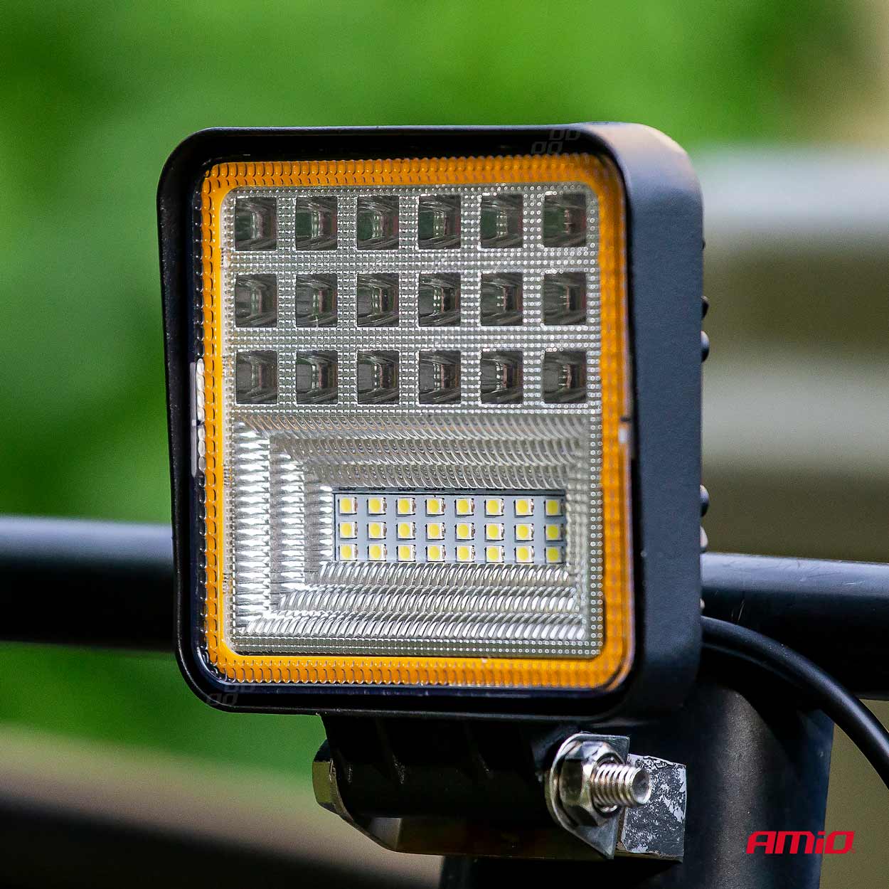 Proiector LED pentru Off-Road, ATV, SSV, cu functie de semnalizare, culoare 6500K, 3360 lm, tensiune 9 - 36V, dimensiuni 110 x 110 mm-3
