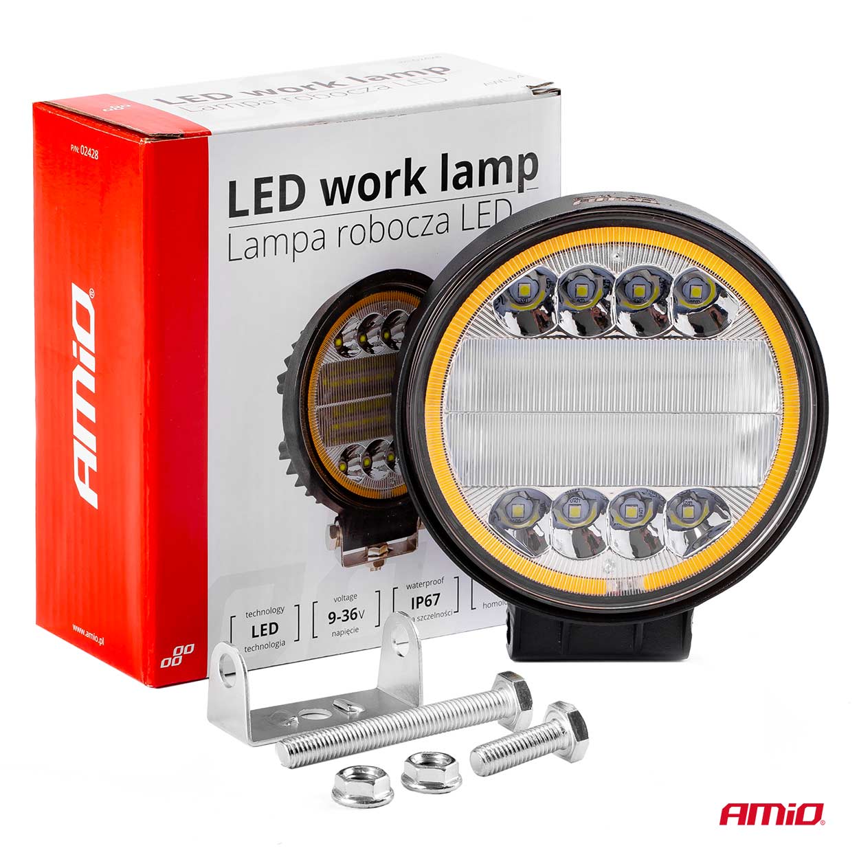 Proiector LED pentru Off-Road, ATV, SSV, cu functie de semnalizare, culoare 6500K, 3360 lm, tensiune 9 - 36V, diametru Ø110 mm-7