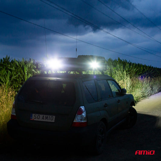 Proiector LED pentru Off-Road, ATV, SSV, cu functie de semnalizare, culoare 6500K, 3360 lm, tensiune 9 - 36V, diametru Ø110 mm-1