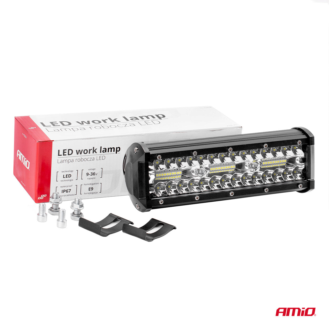 Proiector LED pentru Off-Road, ATV, SSV, culoare 6500K, 4800 lm, tensiune 9 - 36V, dimensiuni 240 x 74 mm-10