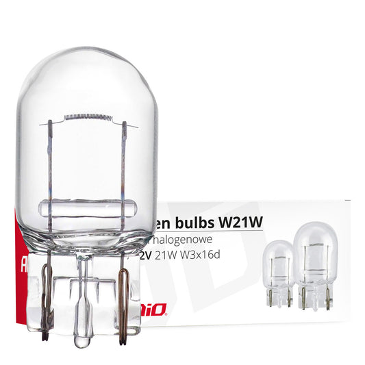 Set 10 becuri cu halogen T20, W21W, W3x16d, 12V-0