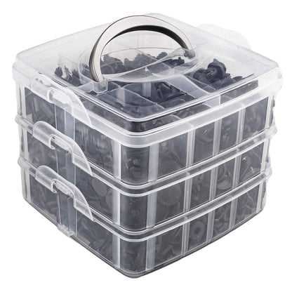 Set cleme - clipsuri reconditionare auto, 620 piese, diferite modele-0