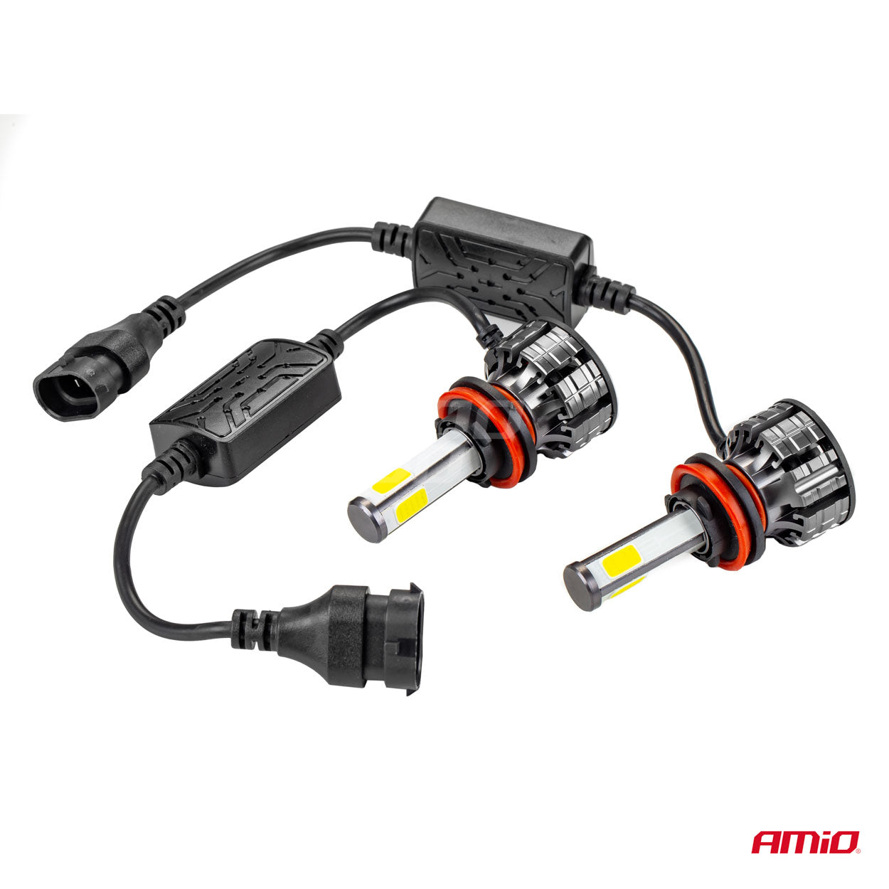 Instalatie LED COB 2Side AMiO, compatibil H9, H9, H11, destinat competitiilor auto sau off-road-6