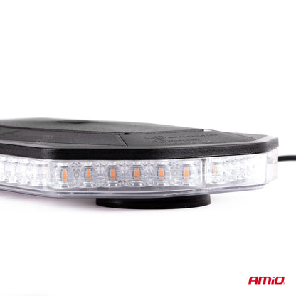 Rampa luminoasa girofar, culoare Orange, alimentare 12/24V, 48 LED-uri, protectie IP56, montaj cu magnet-5