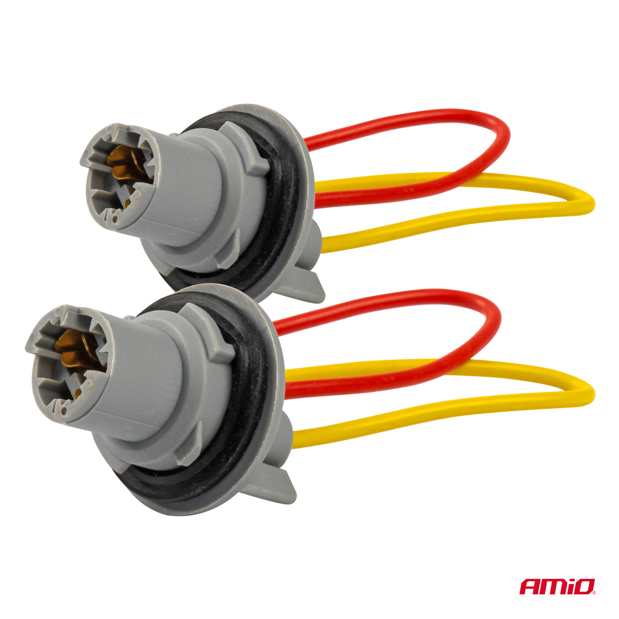 Set 2 socluri bec T15, W16W, W5W, cu garnitura din cauciuc-1