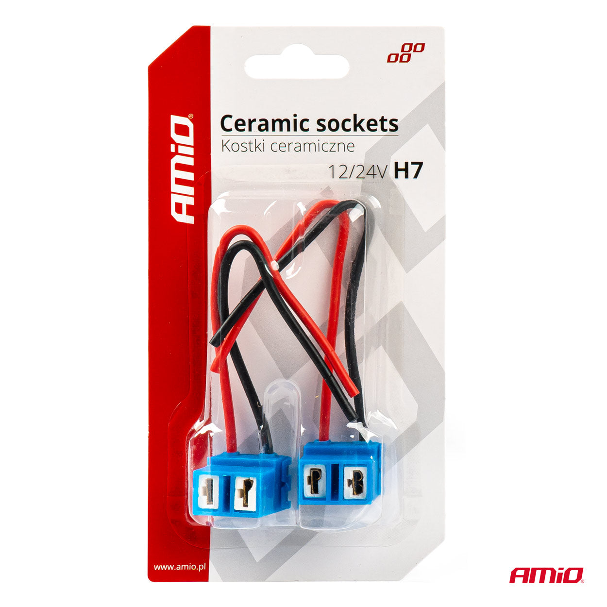 Set 2 mufe ceramice soclu H7, rezistente termic, L Shape-2
