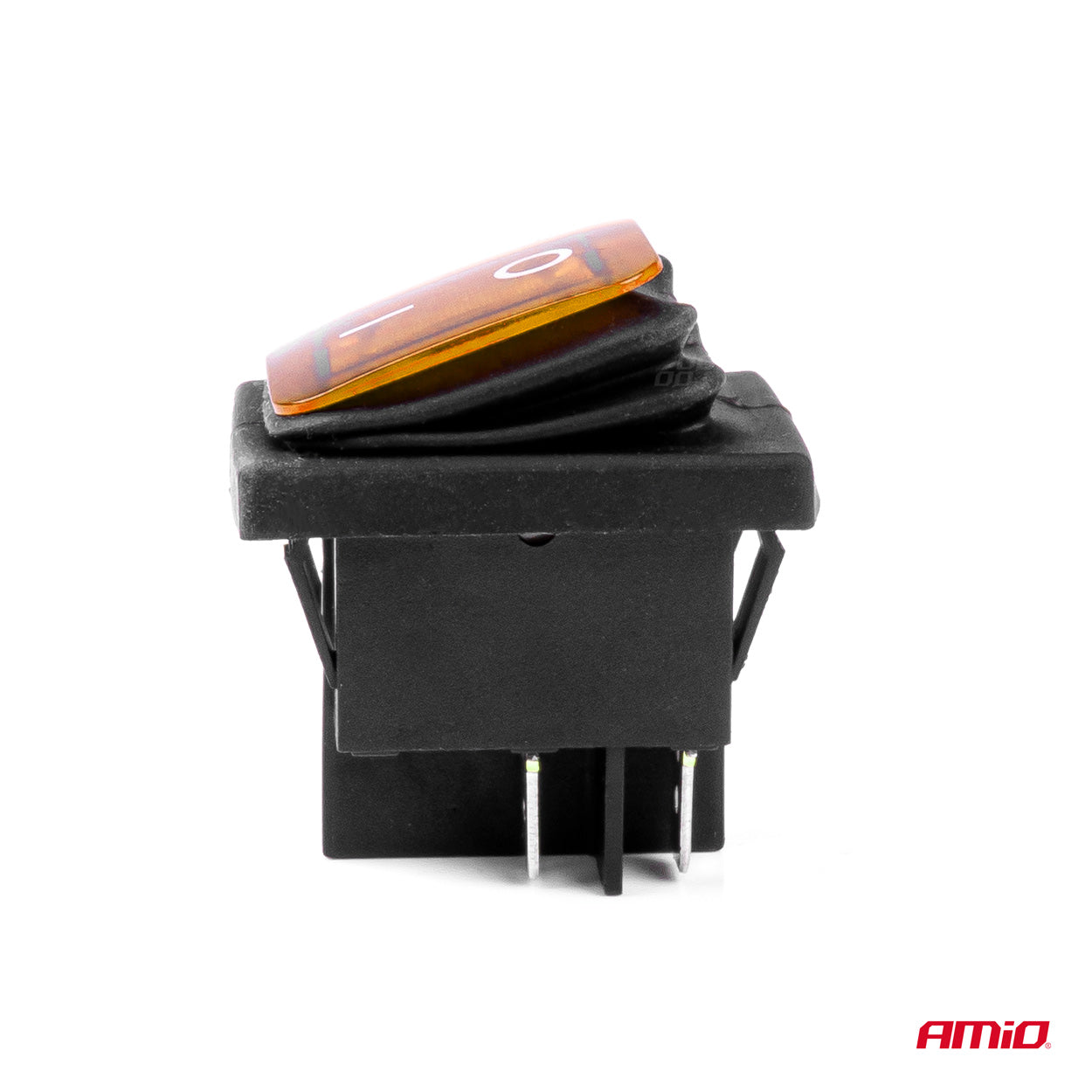 Intrerupator On/Off, 12/24V, dreptunghiular, waterproof, iluminat culoare Galben, destinatie auto, utilitare, Off-Road, ATV, SSV, QUAD-2