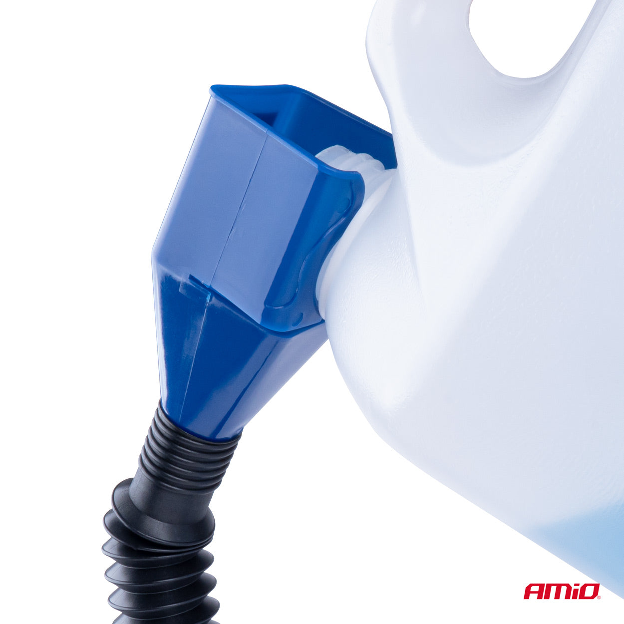 Palnie cu furtun flexibil care faciliteaza turnatul din sticle, rezervoare sau canistre cu diametrul gurii de 20 - 45 mm-0