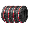 Set 4 huse de protectie din poliester pentru depozitarea anvelopelor-0