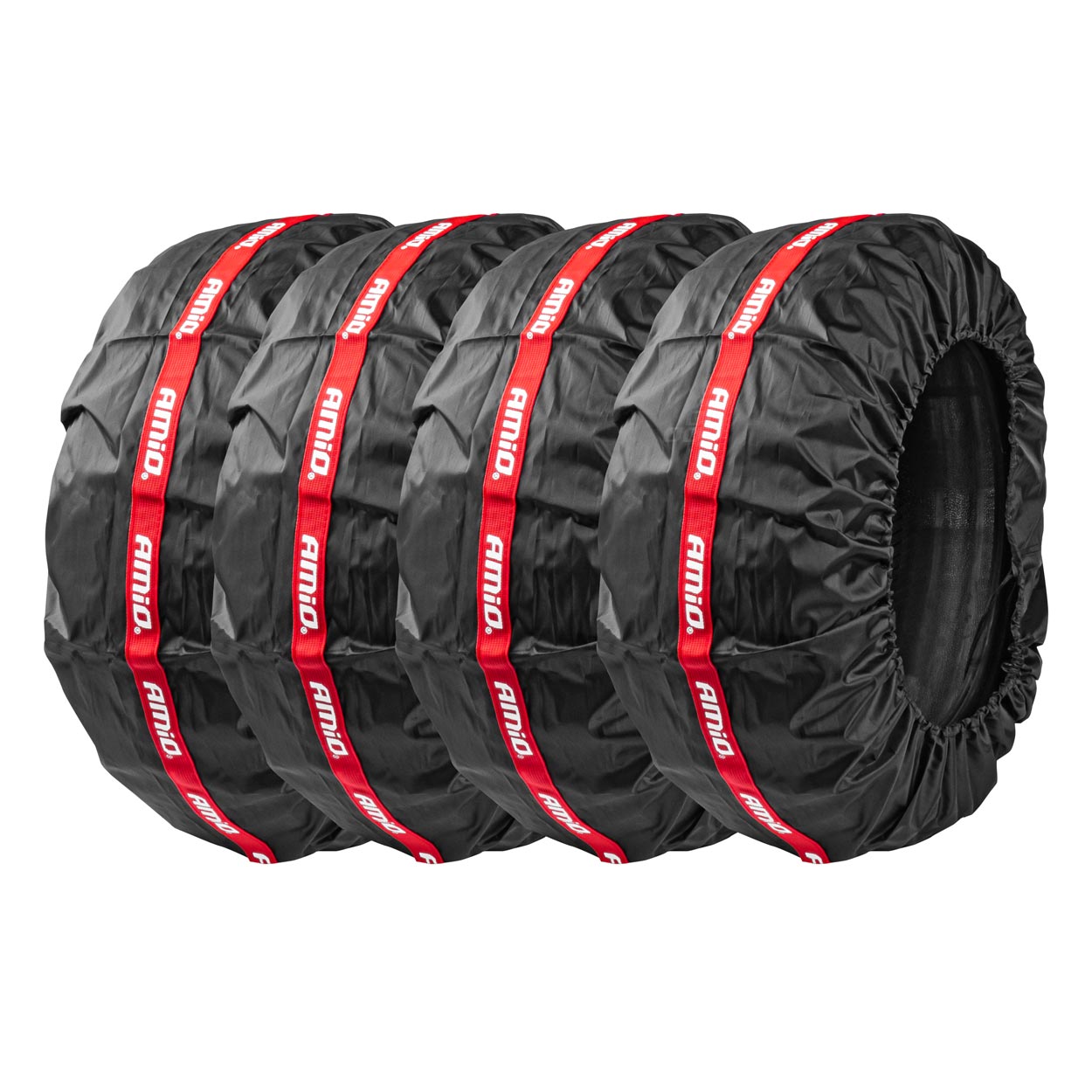 Set 4 huse de protectie din poliester pentru depozitarea anvelopelor-0