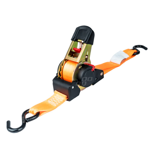 Chinga de asigurare marfa cu retractare automata, 1000kg, dimensiune 38mm x 4m, model S-TYPE, AVX-AM03320-0