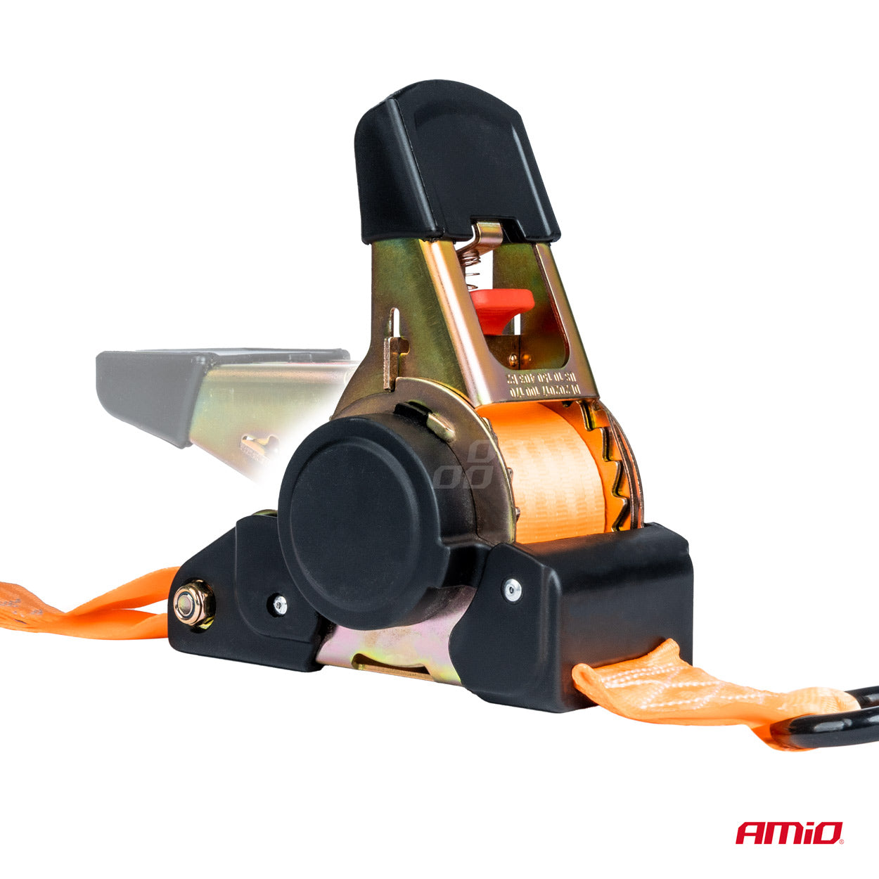 Chinga de asigurare marfa cu retractare automata, 1000kg, dimensiune 38mm x 4m, model S-TYPE, AVX-AM03320-2