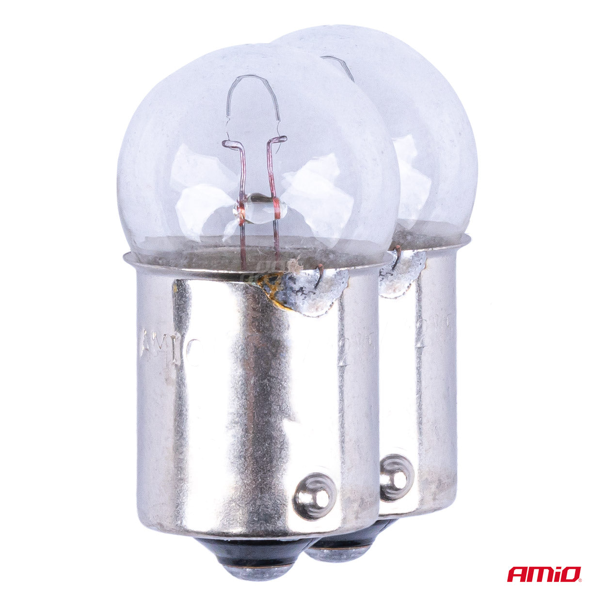 Set 2 becuri cu halogen, soclu R5W, BA15s, alimentare 12V-1
