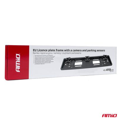 Suport numar inmatriculare cu Camera Video Night Vision si 2 senzori de parcare-10