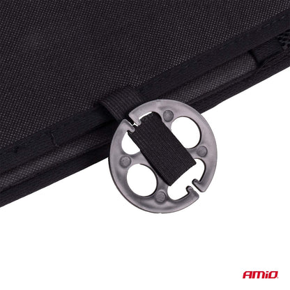 Husa scaun auto cu bile de masaj, suport lombar si tetiera, dimensiuni 131 x 46 cm, culoare Neagra-5