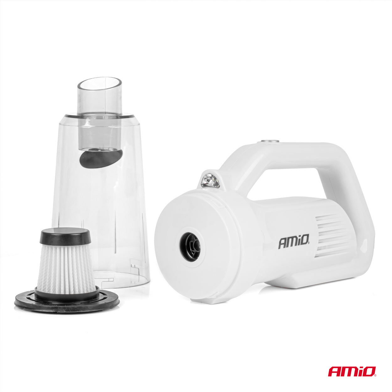 Aspirator Auto PREMIUM, fara sac, cu filtru HEPA, alimentare 12V, putere 60W, vacuum 5kPa-5