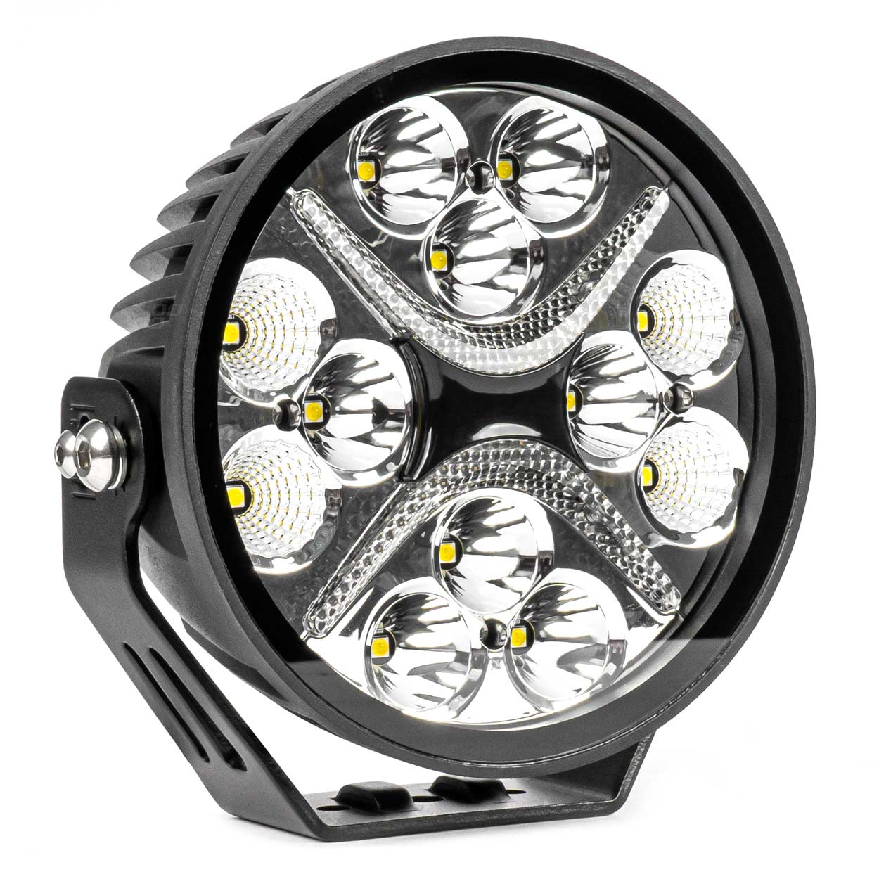 Proiector LED "PRO SERIES" cu doua functii pentru Off-Road, ATV, SSV, putere 54W, 7200lm, culoare 6000K, tensiune 10-30V, dimensiuni 140 x 140 x 61 mm-0