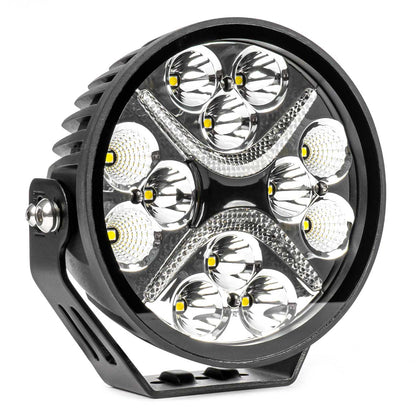 Proiector LED "PRO SERIES" cu doua functii pentru Off-Road, ATV, SSV, putere 54W, 7200lm, culoare 6000K, tensiune 10-30V, dimensiuni 140 x 140 x 61 mm-0