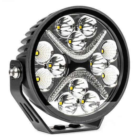 Proiector LED "PRO SERIES" cu doua functii pentru Off-Road, ATV, SSV, putere 54W, 7200lm, culoare 6000K, tensiune 10-30V, dimensiuni 140 x 140 x 61 mm-0