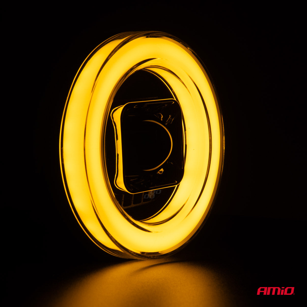 Proiector LED cu Angel Eye model AWL58, pozitie, semnalizare, faza lunga/scurta, pentru Off-Road, ATV, SSV, putere 45W, 8000lm, tensiune 9-36V, dimensiuni 114,5 x 114,5 x 52 mm-4