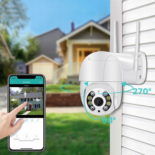 Camera de Supraveghere de Exterior IP WiFi Full HD cu Zoom
