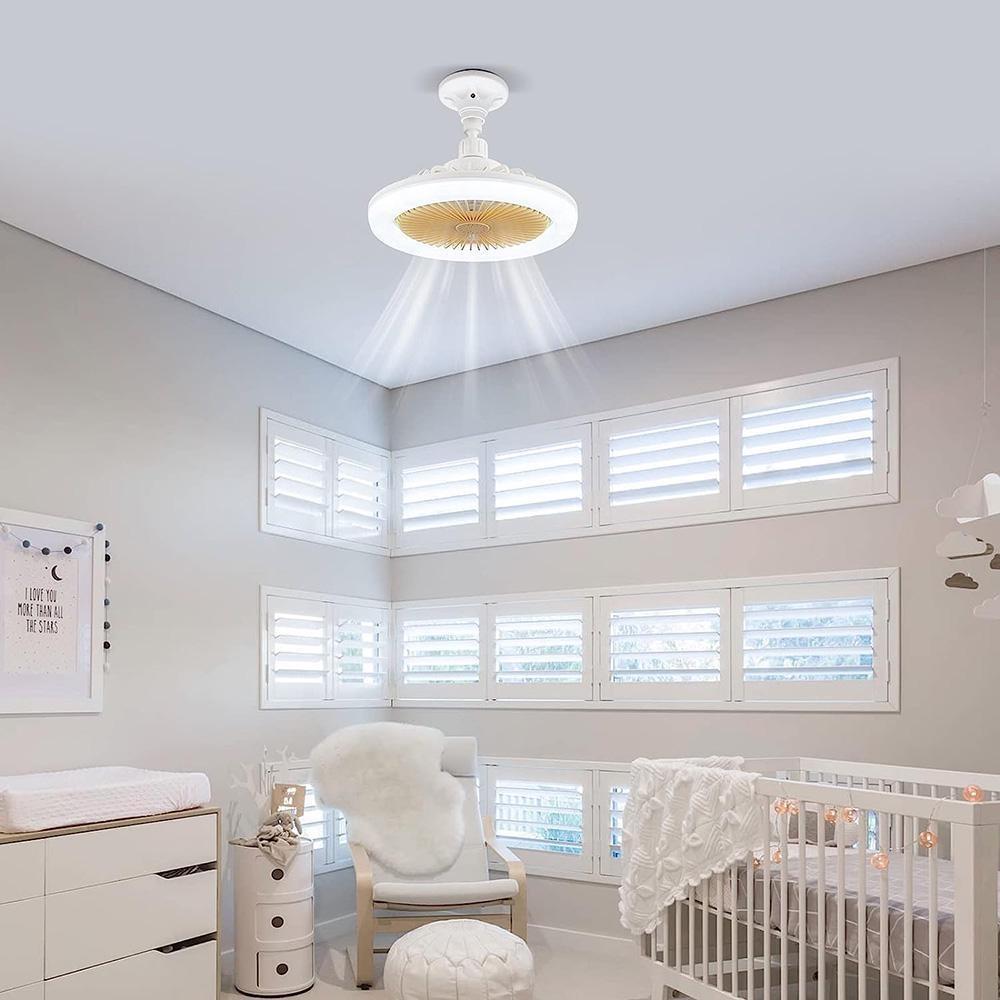 VENTILATOR DE TAVAN CU TELECOMANDĂ ȘI LUMINĂ 30W LED LAMPA FAN SMART