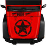 Sticker autoadeziv pentru vehicule Off Road, model "Rusted Army Star", dimensiune 50 x 50 cm, culoare Neagra-0