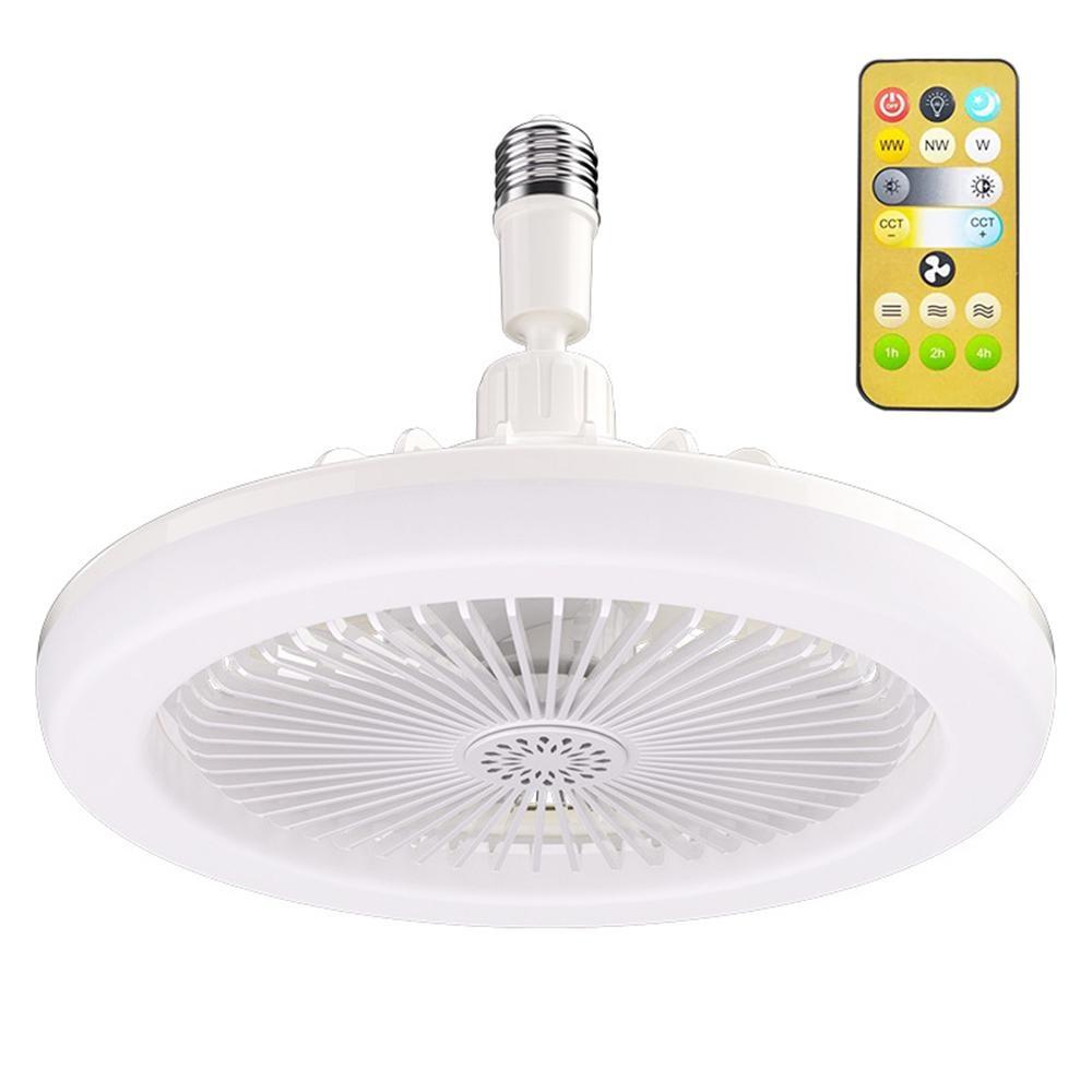VENTILATOR DE TAVAN CU TELECOMANDĂ ȘI LUMINĂ 30W LED LAMPA FAN SMART