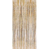 Perdea Franjurata, Flippy, Model Decor Petrecere, pentru Fundal de Poze, Amenajare Colorata a Petrecerii, Dimensiune 100x200 cm, Gold Sampanie-0