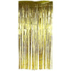 Perdea Franjurata, Flippy, Model Decor Petrecere, pentru Fundal de Poze, Amenajare Colorata a Petrecerii, Dimensiune 100x200 cm, Gold-0