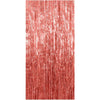 Perdea Franjurata, Flippy, Model Decor Petrecere, pentru Fundal de Poze, Amenajare Colorata a Petrecerii, Dimensiune 100x200 cm, Rose Gold-0