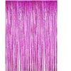 Perdea Franjurata, Flippy, Model Decor Petrecere, pentru Fundal de Poze, Amenajare Colorata a Petrecerii, Dimensiune 100x200 cm, Roz Inchis-0