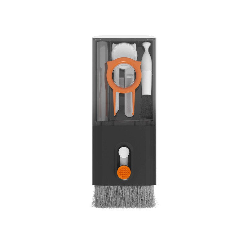 Kit Multifunctional de Curatare Produse Electronice 10in1, Flippy, pentru Laptop, Tastatura, Telefon, Casti, Negru-0