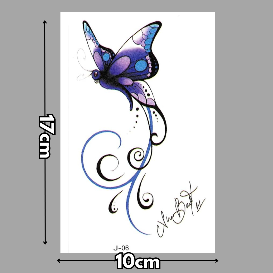 Tatuaj Impermeabil 10cm x 17cm - Modele Variate