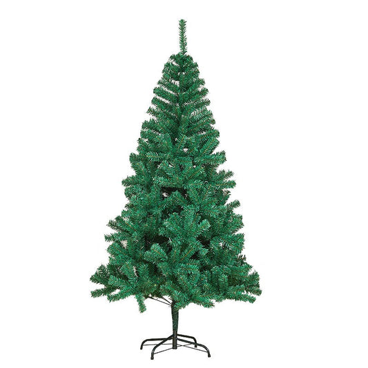 Brad de Craciun artificial cu suport inclus Flippy, 120 cm, 240 ramuri/varfuri, material plastic, suport clasic, fara iluminare, utilizat pentru interior/exterior, verde-0
