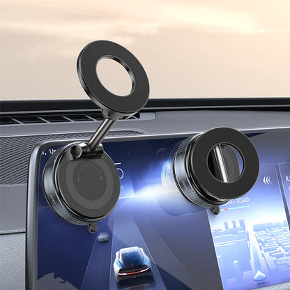 Suport Telefon Magnetic Reglabil 360° cu Ventuză Puternică – Stabilitate Maximă Oriunde Ai Nevoie