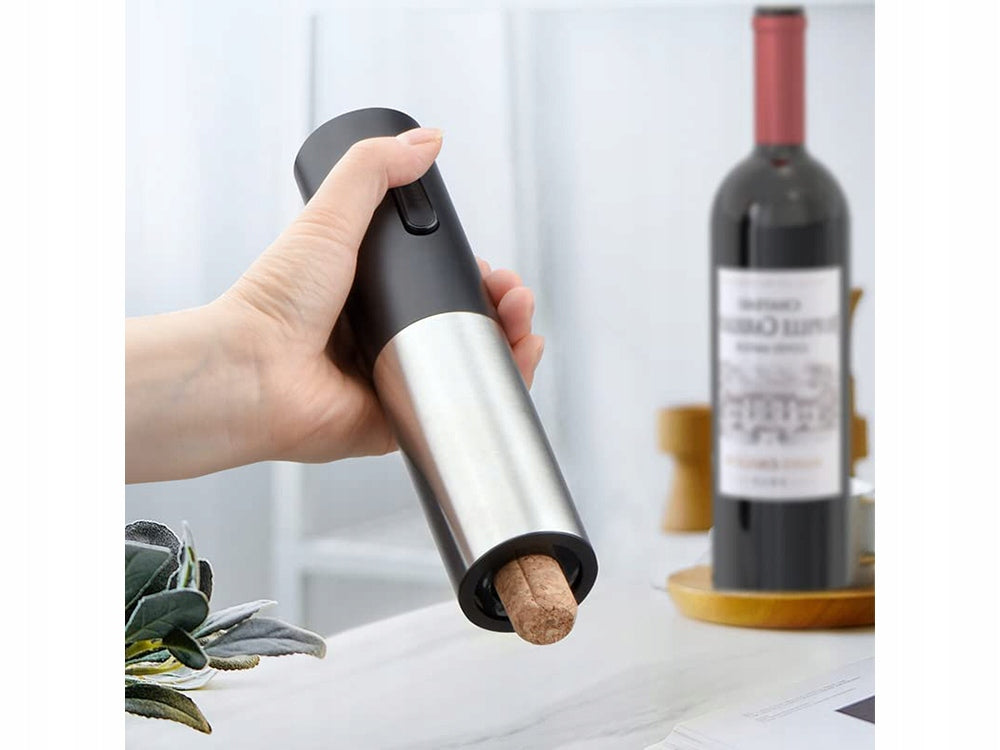 Set Accesorii Vin 4 în 1, cu Tirbușon Electric și Încărcare USB