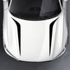 Set 2 stickere autoadezive Tuning, model "Hood Stripes V2", dimensiune 100 x 26 cm, culoare Neagra-0